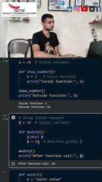 Python Day 18 - Scope in Python