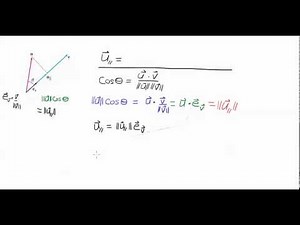 Vector Projection (Formula Derivation)