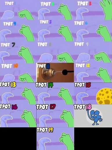All BFDI: TPOT Intros 1-19 synced!