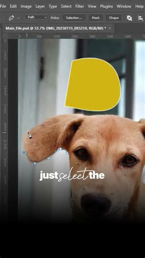 Master precision in Photoshop learn the Pen Tool for clean edits #PenTool #GraphicDesign #Shorts