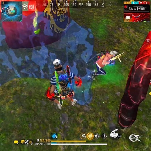 High Ping vs My Skill! = Hardest Booyah ☠️🗿 #shortfeed #opmarcoask #tondegamer