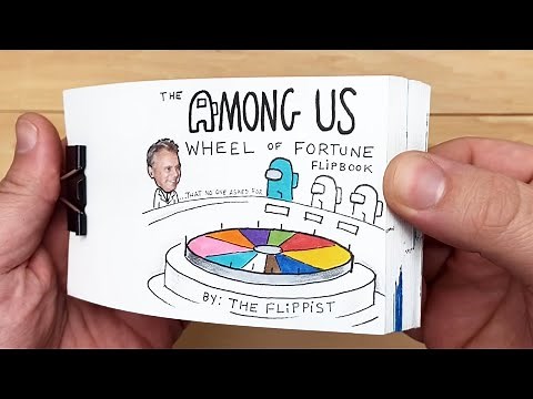 Among Us Flipbook Animation (Wheel of Fortune)