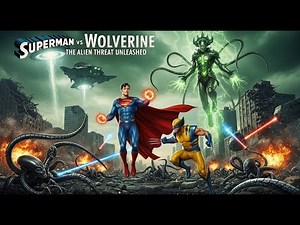 “Superman vs Wolverine: Alien Invasion Battle Epic”