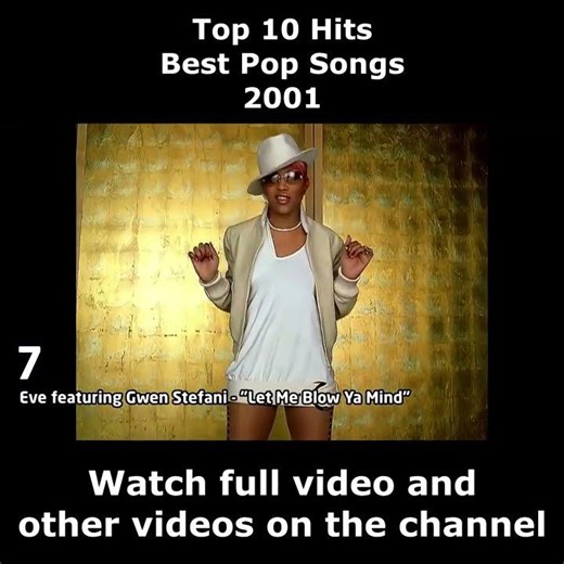 Top 10 Hits - Best Pop Songs - 2001