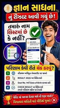 Gyan Sadhana Scholarship 2026 Result Kevi Rite Jovu