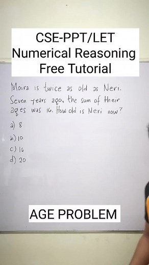 Master Age Problem Techniques for Civil Service Exam Success