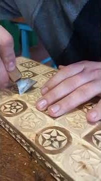 Making Chess Pieces with Geometric Wood Carving