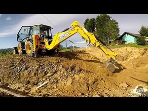 JCB 4cx backhoe loader Basement Excavation