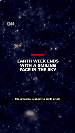 Earth week ends with a smiling face in the sky