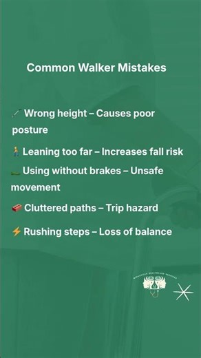 Common Walker Mistakes