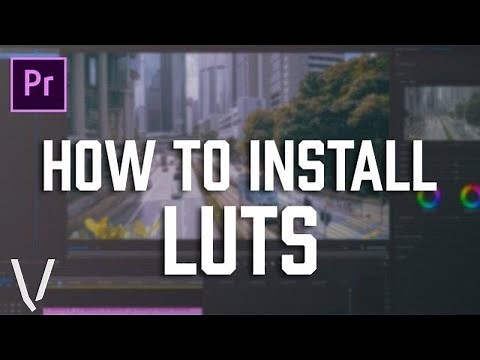 How to install LUTs in Premiere Pro for Windows