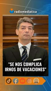 ⚖️‼️ ROSATTI: “SE NOS COMPLICA IRNOS DE VACACIONES” 👉🏻 Estas fueron las declaraciones del presidente CSJN, que generaron debate en redes 👉🏻Ante la pregunta de cómo es la vida de juez de la CSJN respondió: “Bueno, ahora somos 3, deberíamos ser 5. Se nos complica irnos de vacaciones” 👉🏻 ROSATTI sostuvo que es mucho el trabajo que tienen para tan pocos jueces. #argentina #rosatti #csjn #justicia #vacaciones | mediaticadigital.com.ar