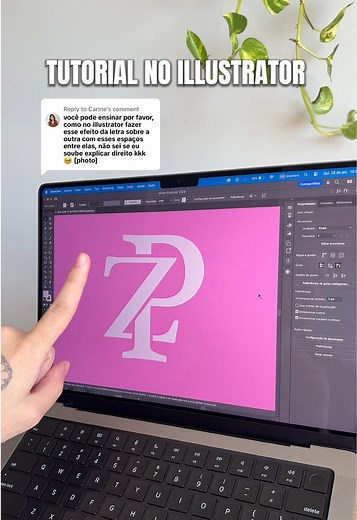 Criando Efeito de Letras Entrelaçadas no Illustrator