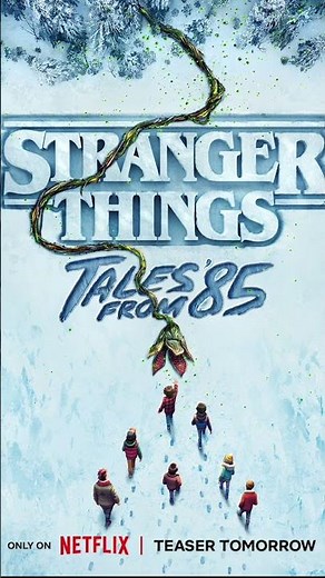 Stranger Things Tales From ‘85 Teaser Trailer Tomorrow #strangerthings #netflix