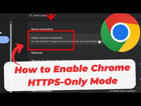 How to Enable Chrome HTTPS-Only Mode