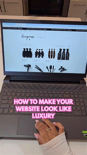 How to make your website look like luxury