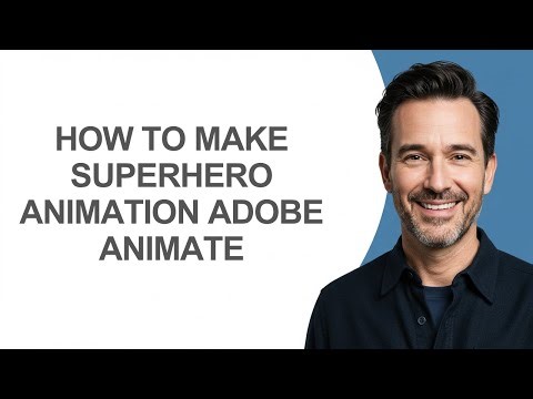How to Make Superhero Animation Adobe Animate - KevinHowTo