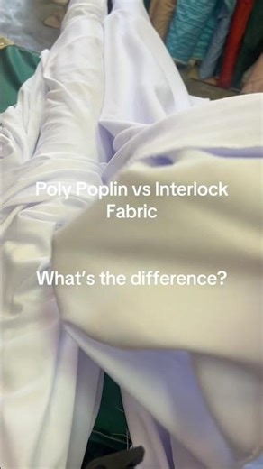 Poly Poplin vs Interlock Fabric | What’s the Difference?