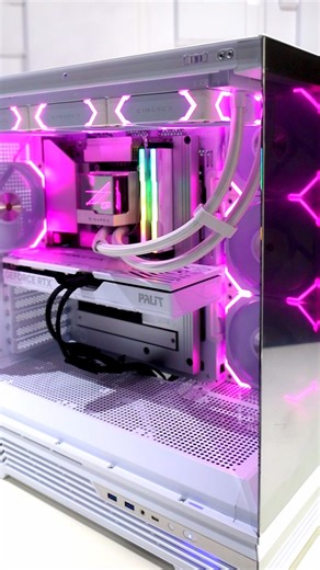 Pink X White #evetech #Gaming #gamingsetup #gamingcommunity | Evetech