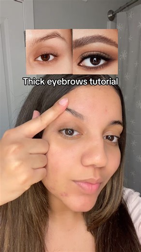 Thick eyebrows tutorial #eyebrows #tutorial #shorts #viral