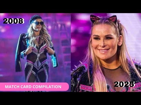 All Of Natalya WWE PPV Match Card Compilation (2008-2025) With AAA