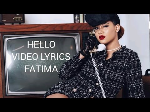 HELLO VIDEO LYRICS FATIMA ALTIERI