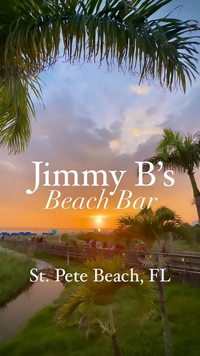 Walk off the beach into Jimmy B’s Beach Bar at The Beachcomber Beach Resort! Jimmy B’s is a popular beach bar on the main stretch of St Pete Beach that offers a full menu to go along with live music throughout the day and night. No matter what time you arrive, Jimmy B’s is the spot to be! 🤩 Next time you’re looking for some fun on the beach, visit Jimmy B’s on beautiful St Pete Beach, Florida! 🏖️☀️ • • • • • #jimmybs #beachbar #stpetebeach #beachvacation #beachlife #beachsunset #floridavibes #