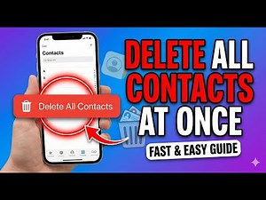 How to Delete All Contacts on iPhone at Once (Simple & Quick Guide)