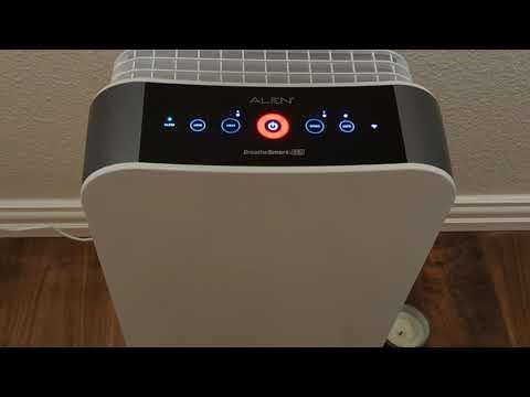 Alen BreatheSmart 35i Air Purifier - functions and candle test