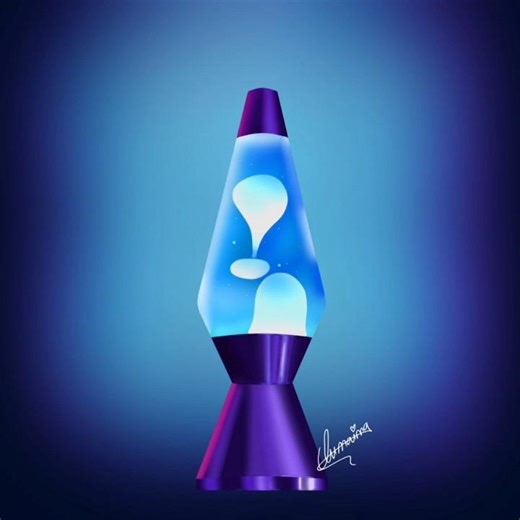 draw a lava lamp with me #drawingshorts #digitalart #art #retro #timelapse #drawingprocess
