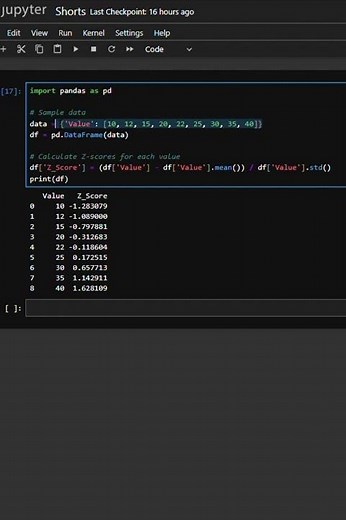 Calculate Z Score in Python with Pandas Quick Analysis