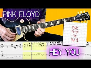 Hey you - Pink Floyd - Guitar Lesson With TAB & Score 🎸