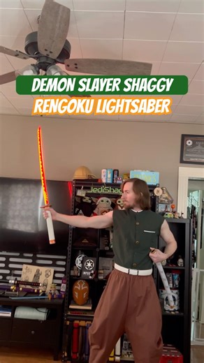 DEMON SLAYER JEDI SHAGGY #demonslayer #lightsaber