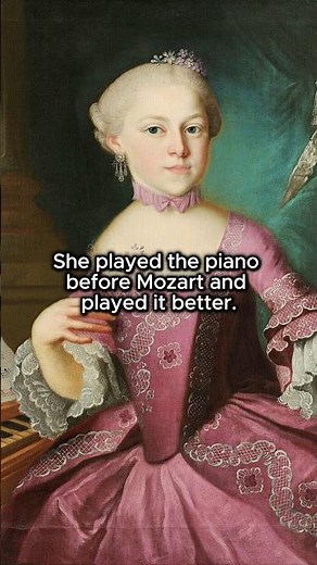 Maria Anna Mozart The Genius History Erased 💔#mozart #forgottengenius #historyshorts