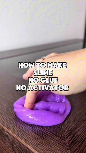 Cómo hacer slime sin adhesivo ni activador