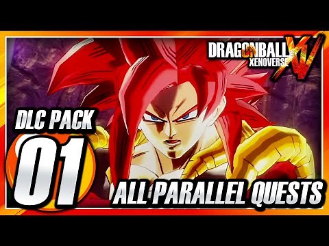 Dragon Ball Xenoverse PS3: DLC Pack #1 - All Parallel Quests - Ultimate Power, Ultimate Saiyan!