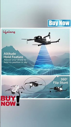 Lifelong Drone Toy |Remote Control Drone for Kids |1300mAh Battery & Spare Battery| Shoot Videos