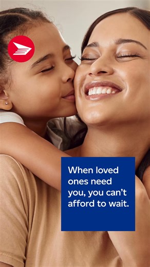 Be the support they count on with a $4 flat fee* money transfer at over 4,000 participating Canada Post locations. | Canada Post