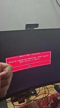 FIX IT NOW! EXPIRED CERTIFICATE ERROR (SECURE BOOT VIOLATION)