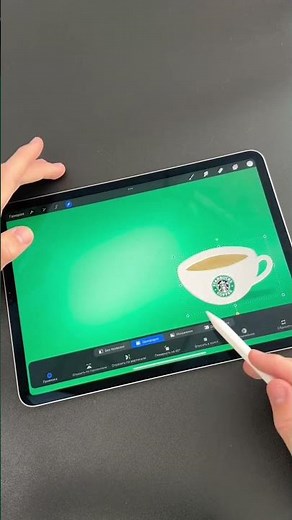Best Coffee Logo Animation 🤩 #starbucks #logoanimation #procreate #coffee