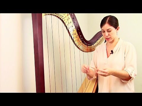 Replacing a Gut Harp String, Harp Care, Maintenance, and Repair #12
