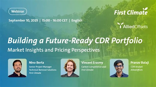 Building a Future-Ready CDR Portfolio: Market Insights and Pricing Perspectives