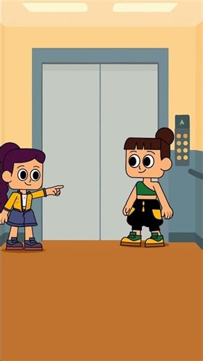 Stop Pressing the Elevator Button ( Animation Meme ) #shorts #funnyanimations