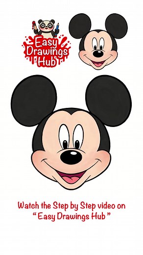 How to Draw Mickey Mouse: Easy Step-By-Step Tutorial