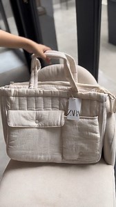 Aesthetic na quilted diaper bag in beige ✨ 🛒 SHOPEE: https://s.shopee.ph/VtciNHxRa 🛒 LAZADA: https://s.lazada.com.ph/s.GKaQU?cc #ShopeePH #LazadaPH | Mama PH