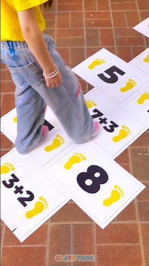 Jump into Math Madness with Hopscotch! ➕👣 Learn While You Leap! #funforkids #smartkids