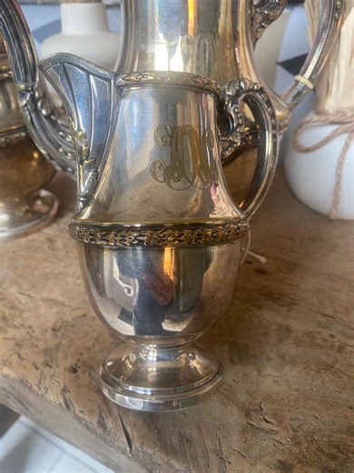 Silver-plated Metal Coffee or Tea Service Set, 19th Century - Etsy