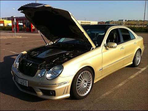 Mercedes E 420 CDI Kleemann tuned w/ straight pipes - fastest diesel in town -