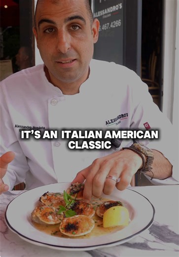 Baked Clams Oreganata - An Italian American classic that will never die 🦪🍋 #italianrestaurant #longisland #clams #bakedclams #italianamerican