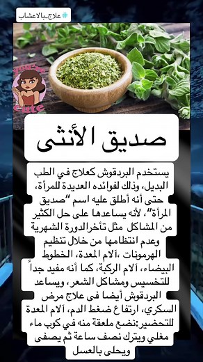 فوائد البردقوش في الطب البديل